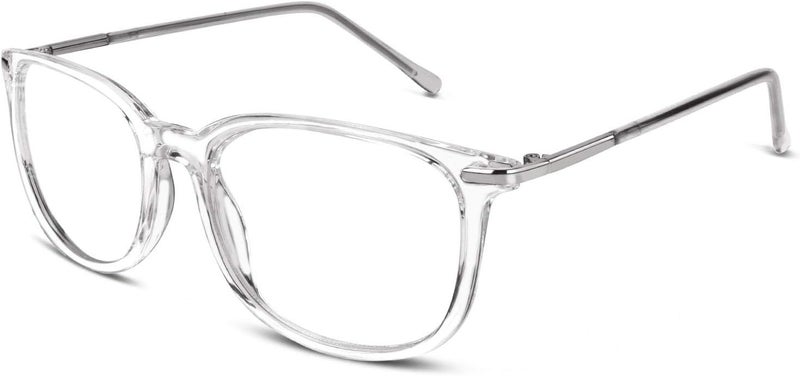 GQUEEN Fashion Fake Glasses Non Prescription Glasses Clear Lens Glasses Nerd Plain Frames Women Men, 201579 - Image 1