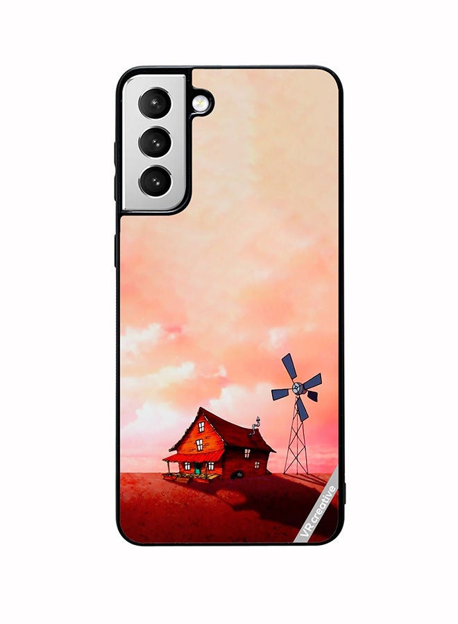 VR CREATIVE Protective Case Cover For Samsung Galaxy S22 5G House Design Multicolour - Image 1