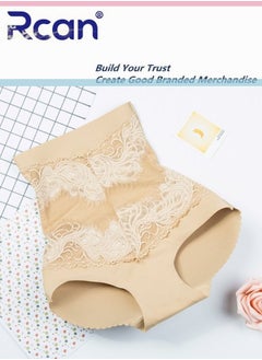 Ladies Breathable High Elasticity High Waist Lifting Hip Curve Body Shaper Briefs Friendly Material Filling Seamless Panties For Women
