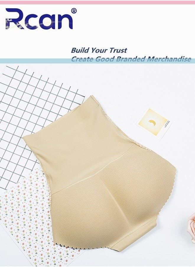 Rcan - Ladies Breathable High Elasticity High Waist Lifting Hip Curve Body Shaper Briefs Friendly Material Filling Seamless Panties For Women - Image 1