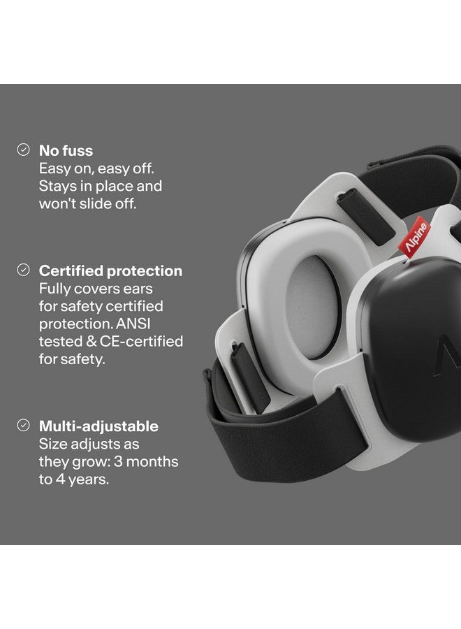ألبين هيرينج بروتكشن سماعات رأس ألباين مافي بيبي كومفورت - تحمي سمع الأطفال والرضع - معتمدة من CE وANSI - عصابة رأس فريدة من نوعها لملاءمة آمنة ومريحة - قابلة للتعديل بشكل متعدد للأعمار من 3 إلى 48 شهرًا، مع خاصية تقليل الصوت بمقدار 24 ديسيبل، لون أسود - Image 2