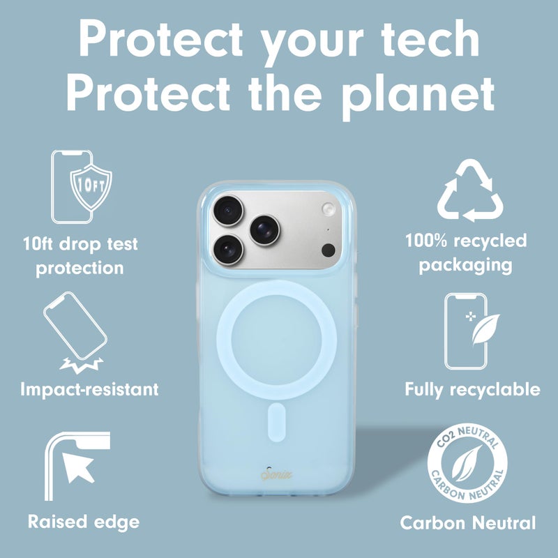 Sonix Case for iPhone 17 Pro | Compatible with MagSafe | 10ft Drop Tested | Jelly Sky Blue - Image 5