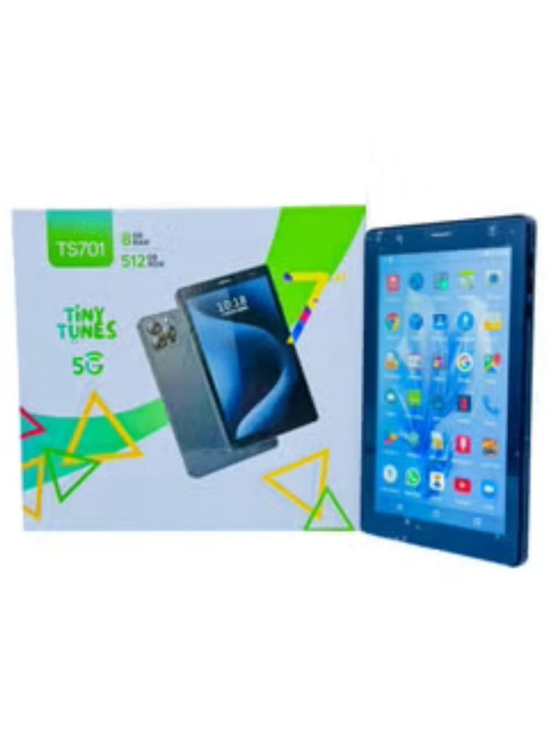 Tiny Tunes TS 701 Smart Tablets 8GB RAM 512GB ROM 5G WIFI  - Image 1