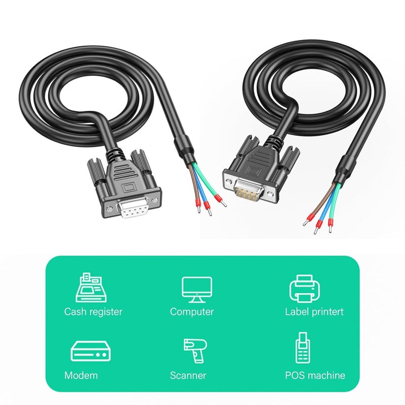 DB9 Pin RS232 to RS485 Serial Communication Cable Industrial Data Transfer Equipment - Image 3
