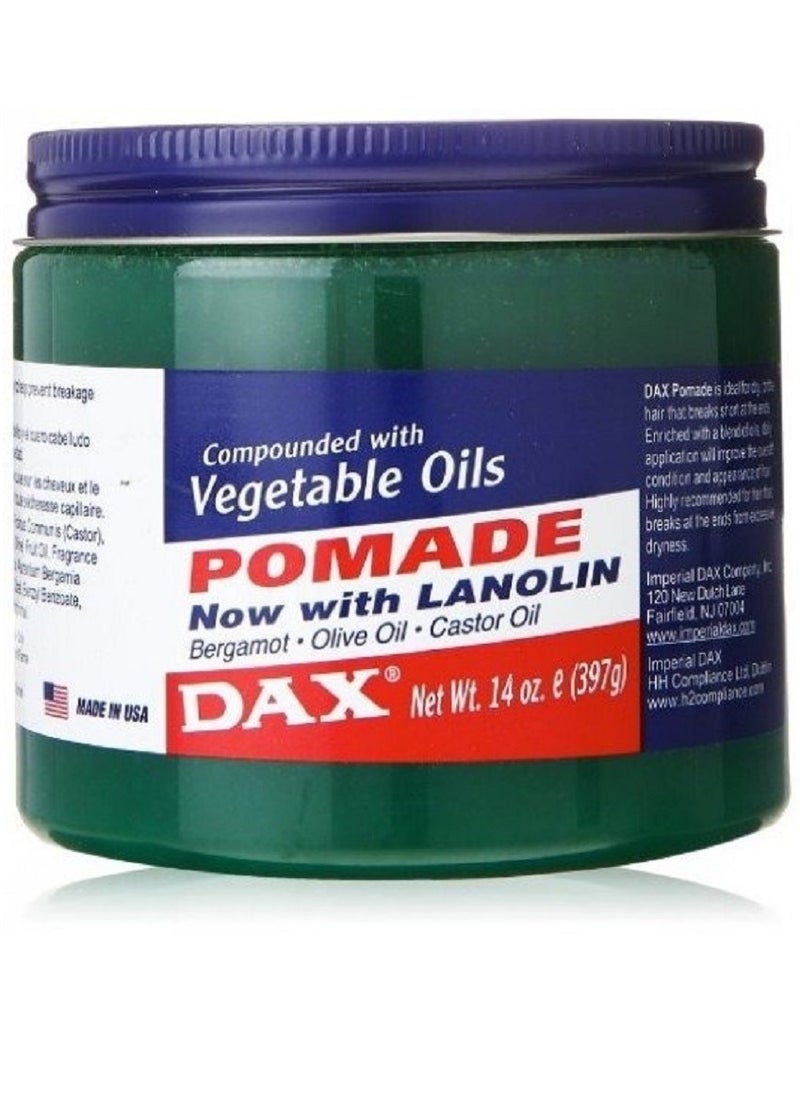 DAX - DAX Vegetable Oils And Lanolin Organic Hair Pomade 397g - Image 1