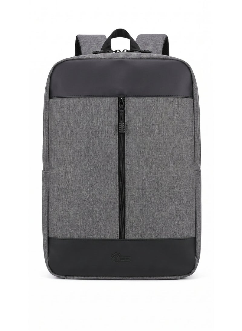 حقيبة ظهر نحيفة للابتوب COUGAR-EGY S40، تناسب 15.6 بوصة، مع منفذ شحن USB، رمادي - Image 1