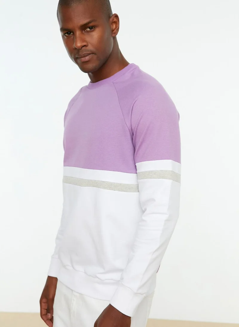 trendyol Color Block Sweatshirt