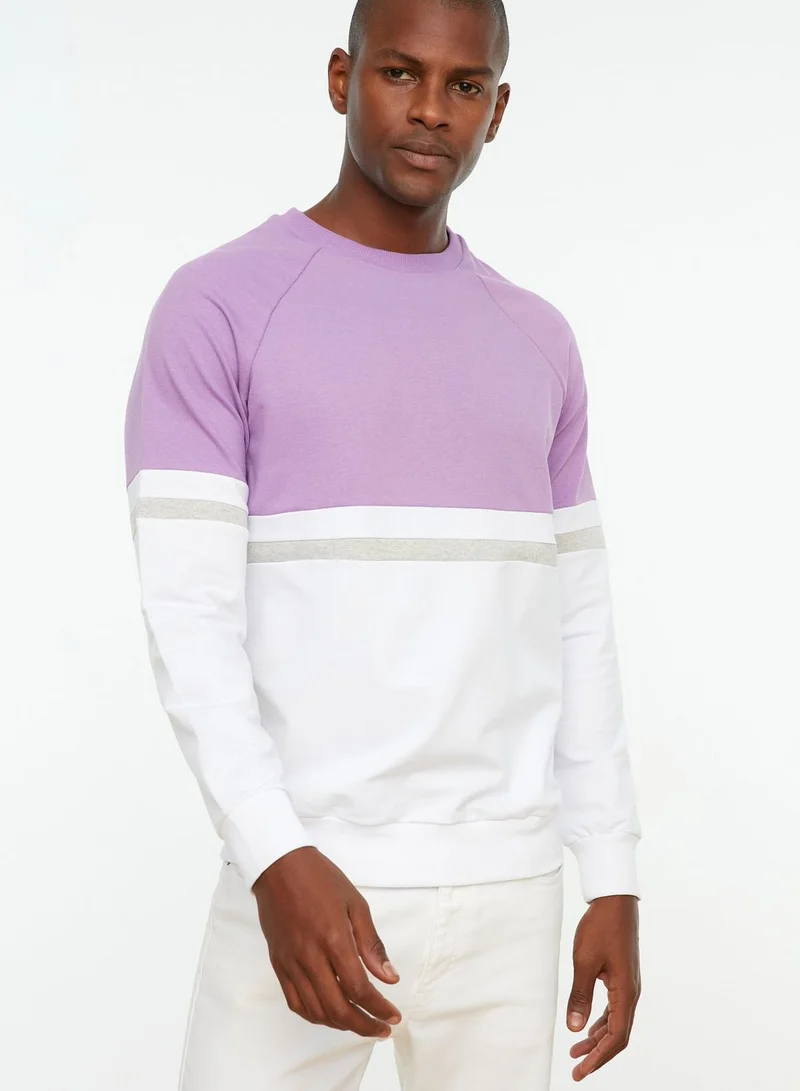 trendyol Color Block Sweatshirt