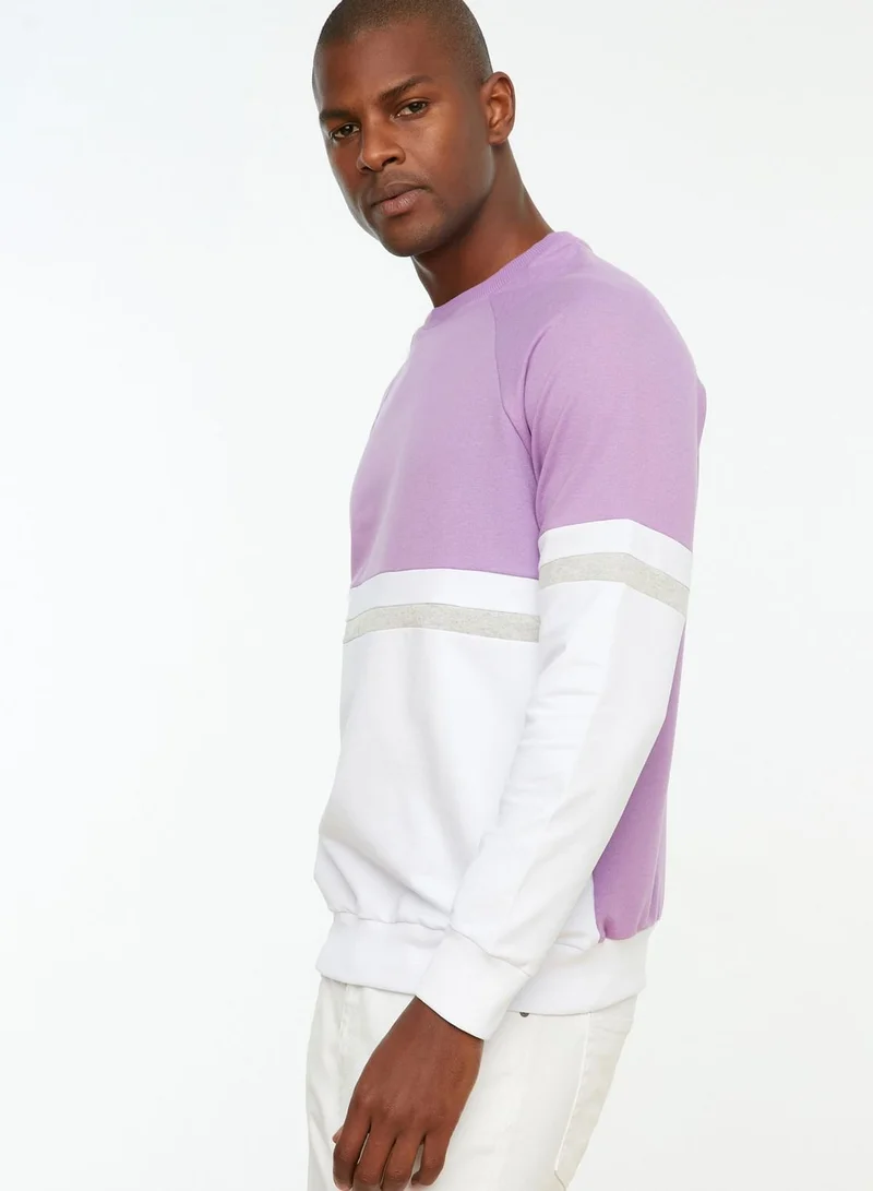 trendyol Color Block Sweatshirt