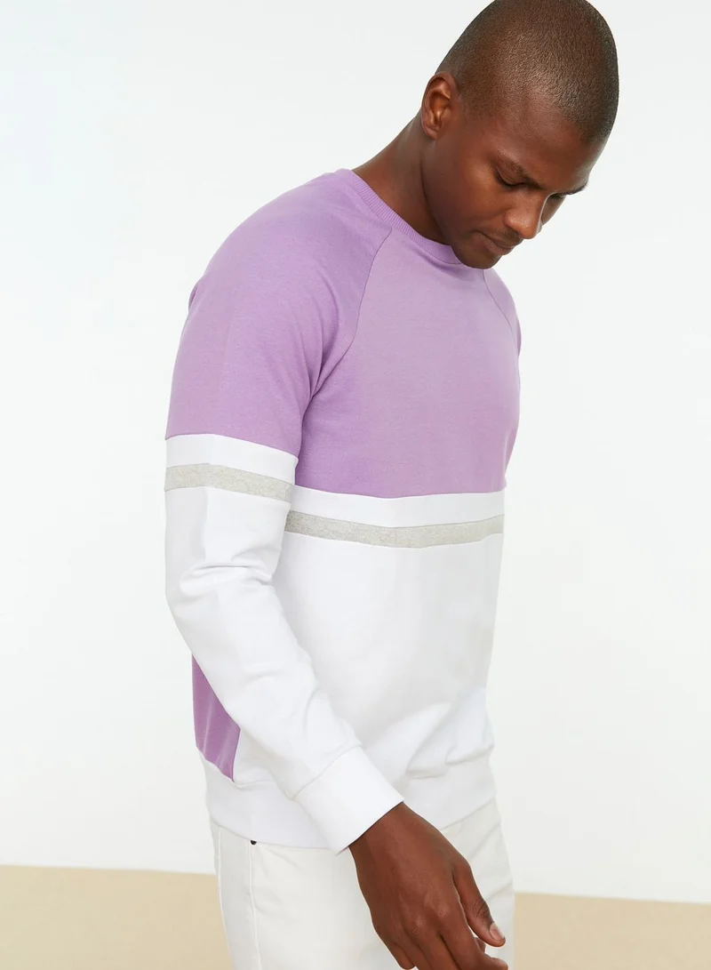 trendyol Color Block Sweatshirt