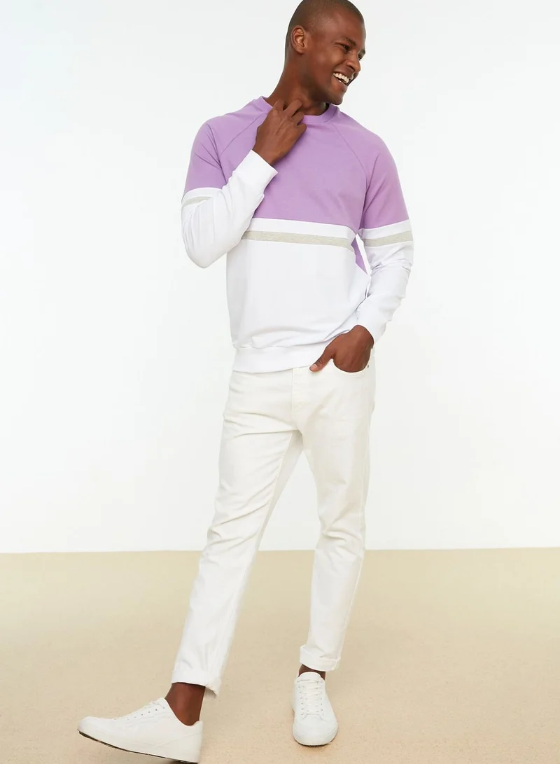 trendyol Color Block Sweatshirt