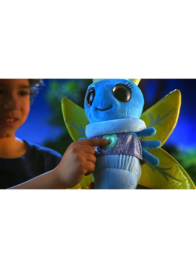 Character Options Glowies Fireflies Nightlight Interactive Plush Toy - Blue Firefly with 3 Lullabies and 2 Soothing Sounds - Image 2
