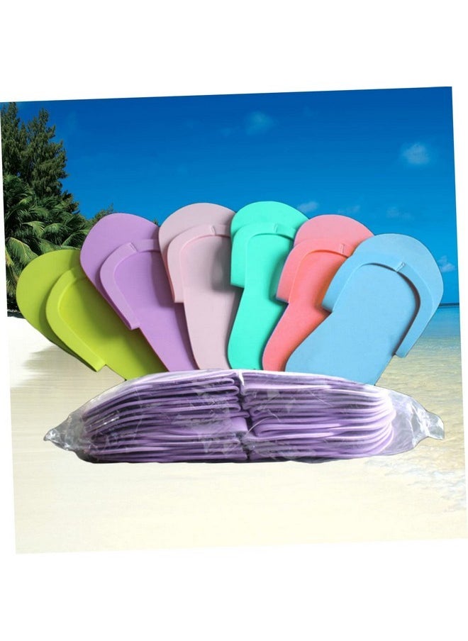ROSENICE - Disposable Pedicure Slipppers For Salon Spa Pedicure 36 Pairs (Random Color) - Image 1