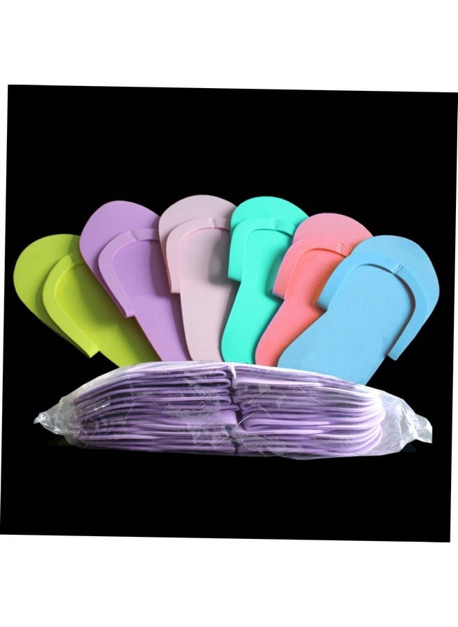 ROSENICE - Disposable Pedicure Slipppers For Salon Spa Pedicure 36 Pairs (Random Color) - Image 1