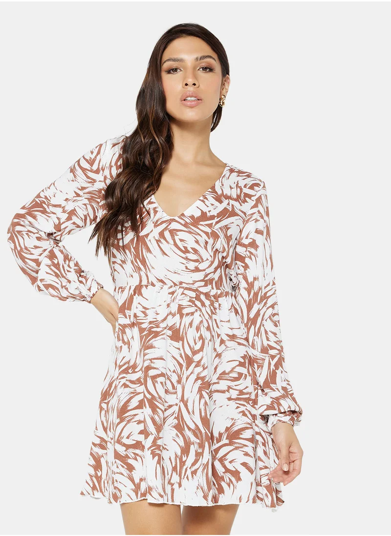 فيرو مودا Printed Mini Dress