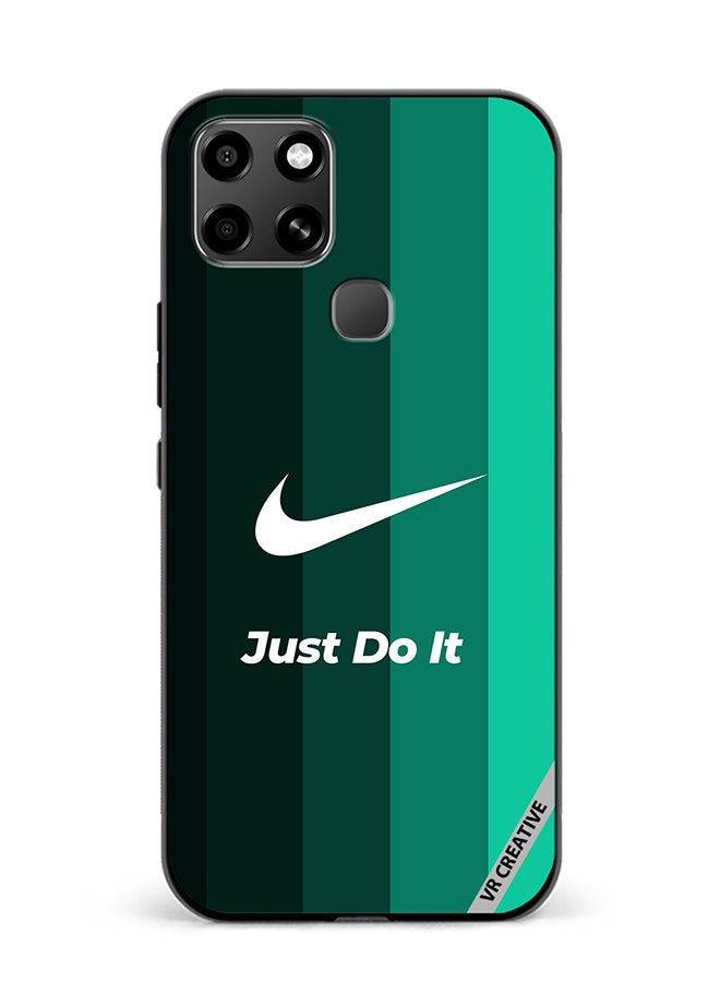 VR CREATIVE Protective Case Cover For Infinix Smart 6 Nike Logo Green Design Multicolour - Image 1