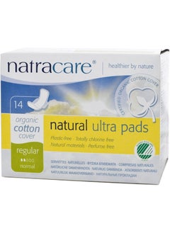 NATRACARE Pads, Ultra with Wings , 14 ct, 12 Pack (168 Pads Total) 