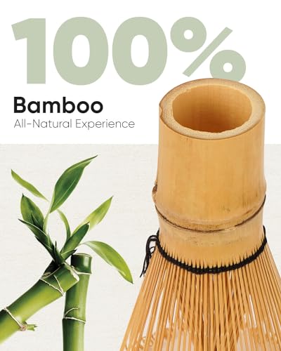 Joiish Matcha Whisk, Handcrafted Bamboo Whisk, Japanese Traditional Chasen, Matcha Stirrer, Matcha Tea Mixing Tool Accessory - Image 4