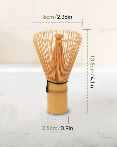 Joiish Matcha Whisk, Handcrafted Bamboo Whisk, Japanese Traditional Chasen, Matcha Stirrer, Matcha Tea Mixing Tool Accessory - Image 5