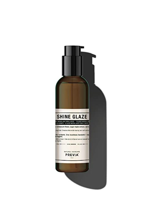 PREVIA Shine Glaze Glossifying Styling Hair Serum for Dull Hair with Light Hold Hydrating Formula Boosts Shine and Volume Vegan Natural Ingredients Sulfate Paraben Free 67 oz - Image 1