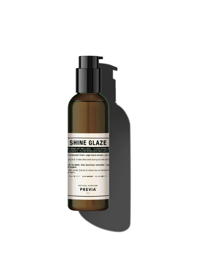 PREVIA Shine Glaze Glossifying Styling Hair Serum for Dull Hair with Light Hold Hydrating Formula Boosts Shine and Volume Vegan Natural Ingredients Sulfate Paraben Free 67 oz - Image 2