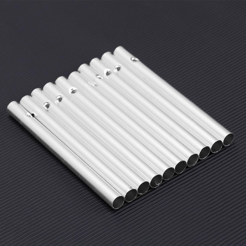 أنابيب رنين الرياح المصنوعة من الألومنيوم قطر 10 ملم وطول 160 ملم، أجزاء DIY لتزيين الحدائق الخارجية المعلقة - Image 5