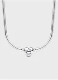 PANDORA Moments Heart Clasp Snake Chain Necklace