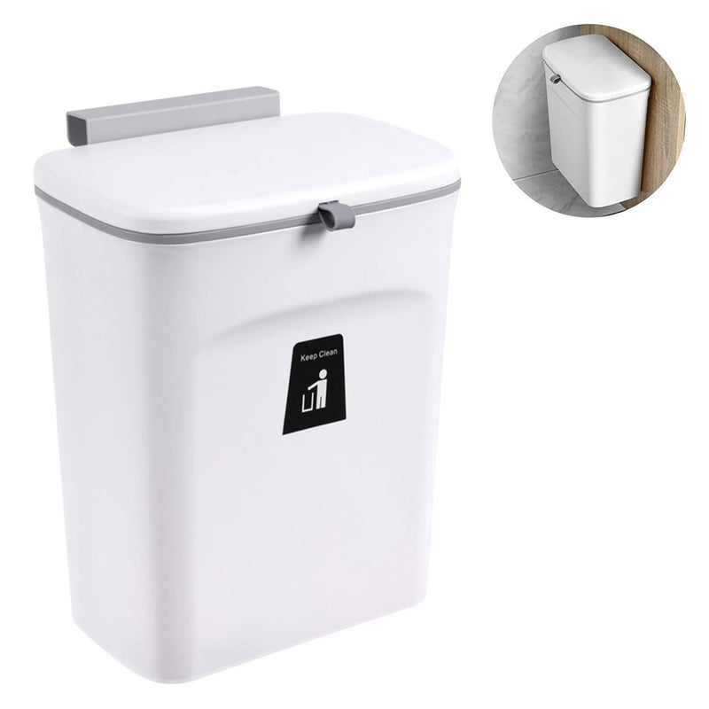 TONSYL Upgraded 24 Gallon Kitchen Compost Bin with Inner Bucket Hanging Small Trash Can Lid for Under Sink - Image 1