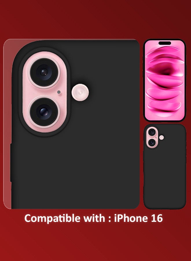 CATANES (for iPhone 16) Case, Slim Silicone Case, Full Covered Anti Scratch Shockproof Protective Cover - Image 3