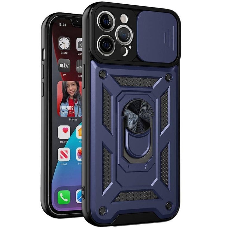iPhone 11 Case , Cover for , Kickstand , Blue for Daily Carry - Image 1