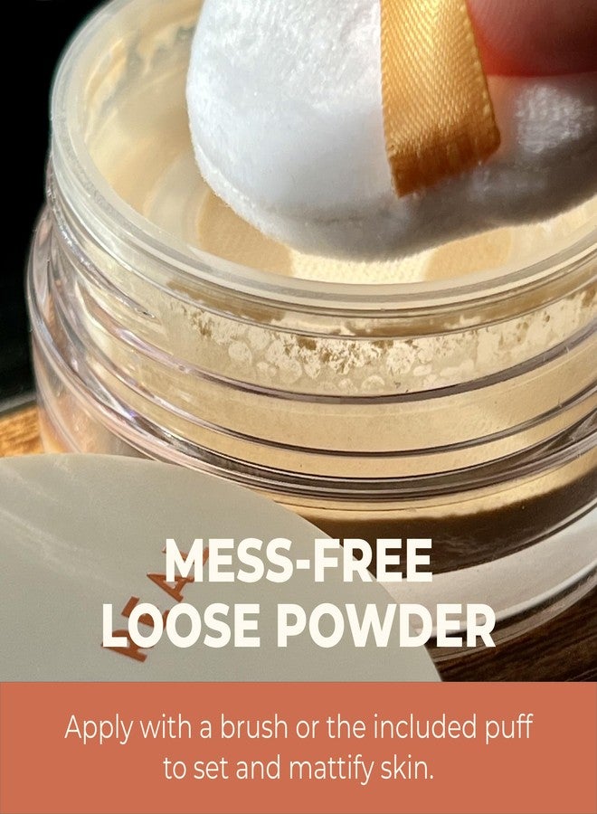 Beauty For Real Hydra-Set Translucent Finishing + Brightening Powder, Brighten - Invisible, Weightless Finish - 16-Hour Wear & 24-Hour Shine Control - With Niacinamide & Vitamin E - Talc Free - Image 3