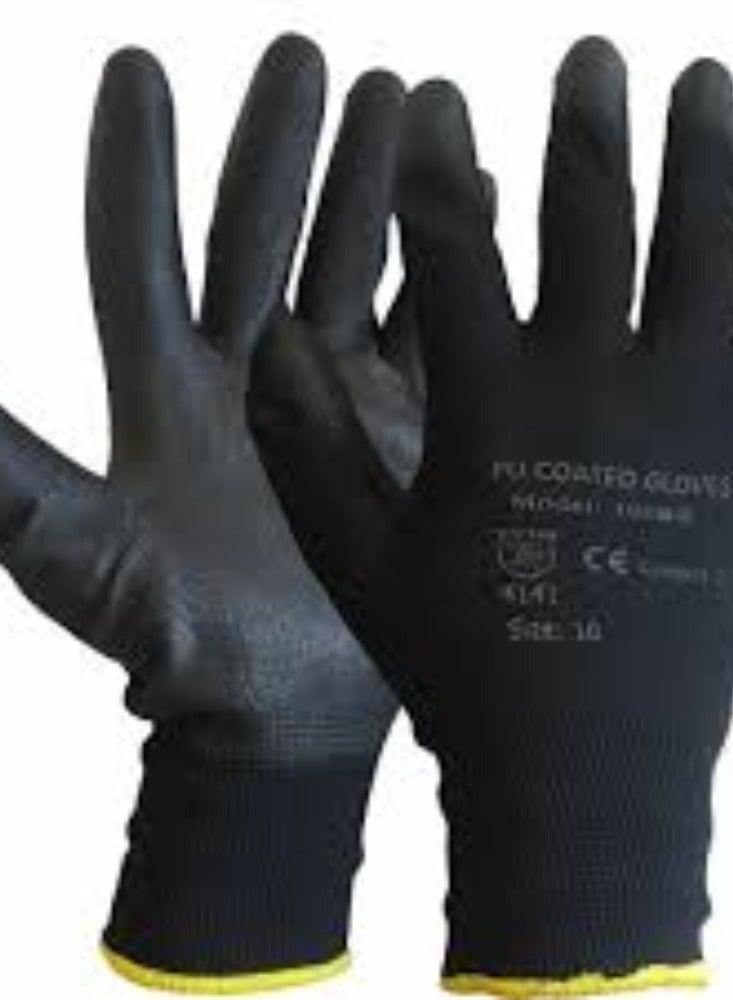 KNP KNP Black Grip Glove 10 Pair  - Image 1