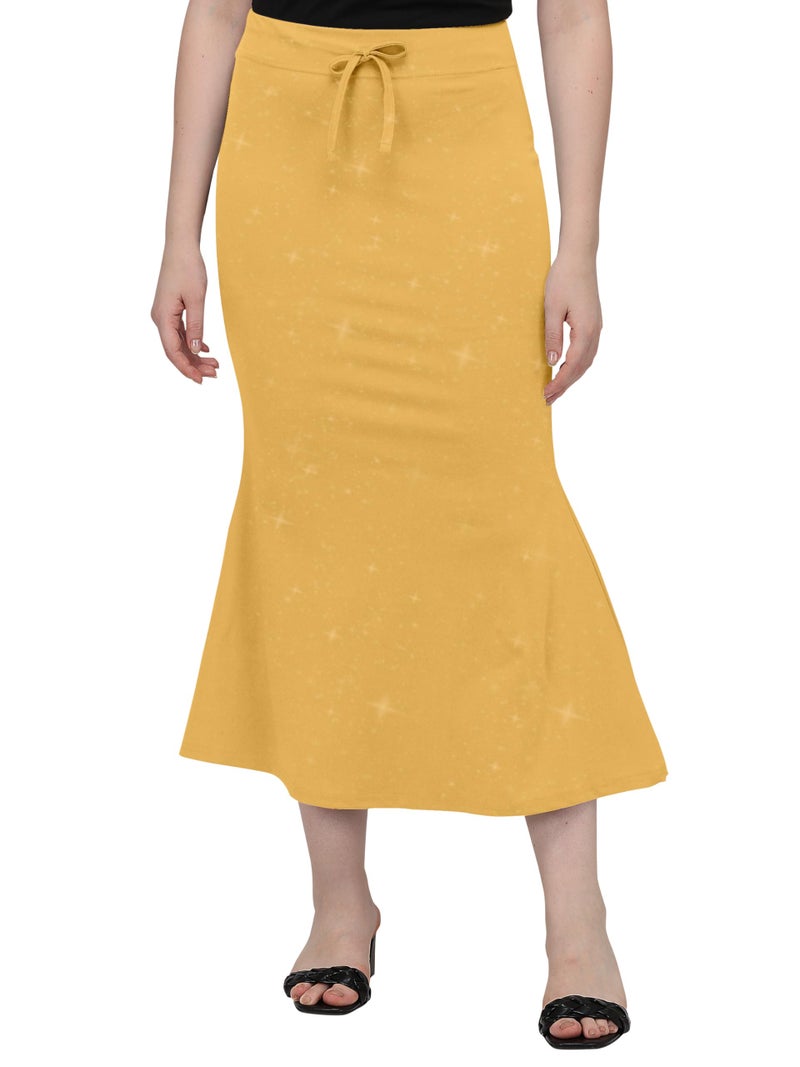 VALLEY Lycra Saree Shapewear Petticoat for Women, Women's Blended Saree Shapewear (in, Alpha, S, Regular, Taffy) (in, Alpha, XL, Regular, Golden) - Image 3