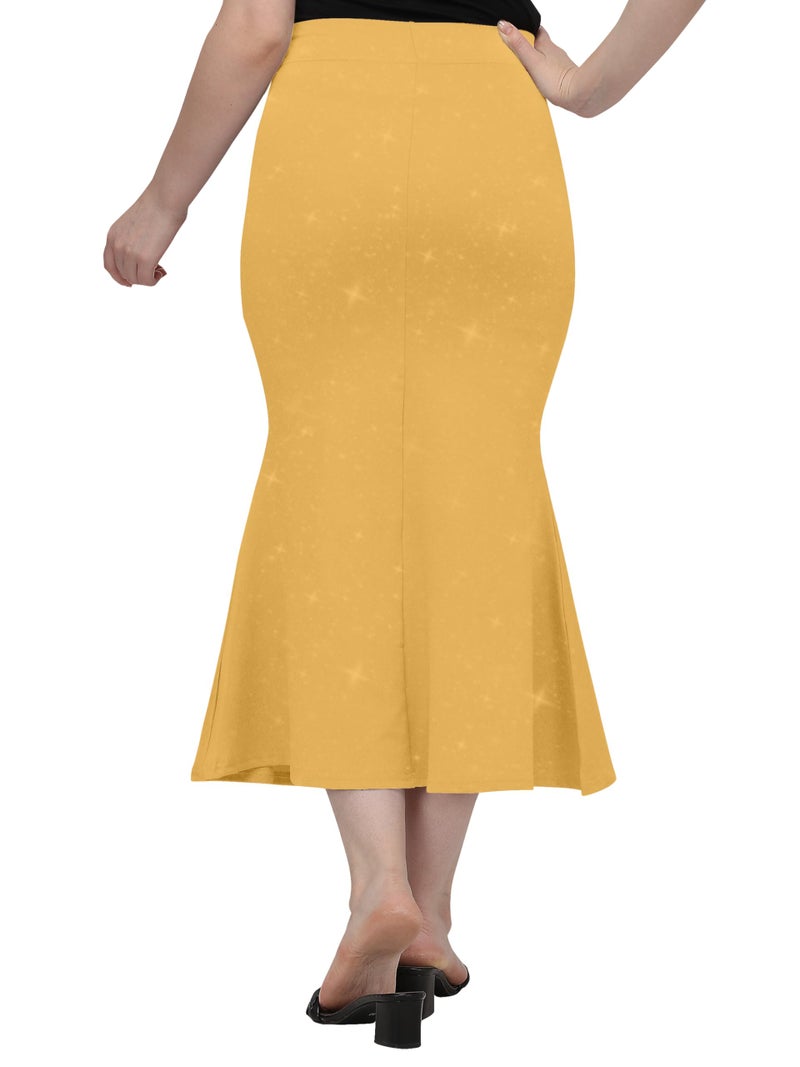 VALLEY Lycra Saree Shapewear Petticoat for Women, Women's Blended Saree Shapewear (in, Alpha, S, Regular, Taffy) (in, Alpha, XL, Regular, Golden) - Image 4