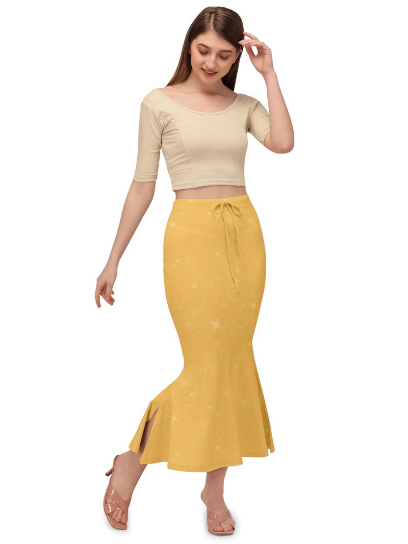 VALLEY Lycra Saree Shapewear Petticoat for Women, Women's Blended Saree Shapewear (in, Alpha, S, Regular, Taffy) (in, Alpha, XL, Regular, Golden) - Image 2