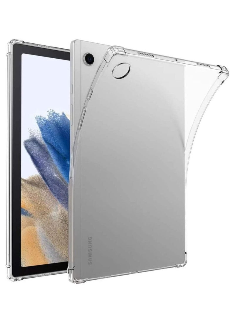 ELTRAZONE Clear Case for Samsung Galaxy Tab A8 10.5 Inch 2022 (-X200/X205/X207), Shockproof Silicon Protective Skin Case/ Slim Back Cover - Image 1