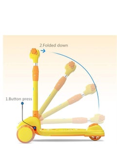 Generic Multifunctional Children's Scooter Pedal Three in One  Baby Can Sit and Ride Flashing Three-Wheel Scooter Toys for Kids  - Image 3