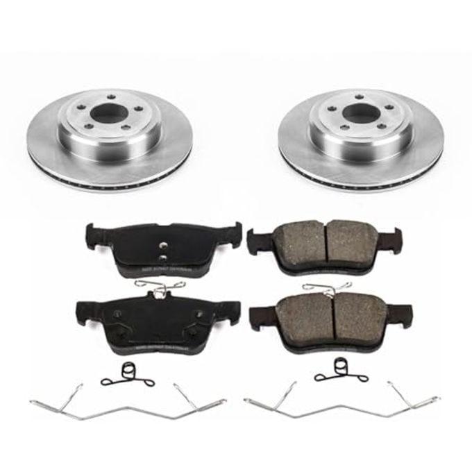 POWERSTOP Power Stop Koe7723 Autospecialty Rear Replacement Brake Kit-Oe Brake Rotors & Ceramic Brake Pads For Ford Escape 2017-2019, Ford Fusion 2017-2020 [Model Specific] - Image 5