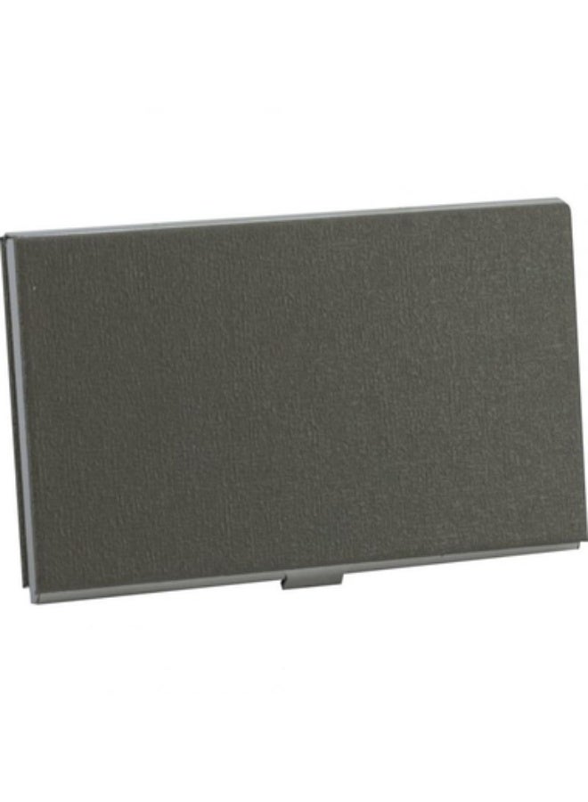 ROCO Business Card Case 10 Cards9 X 5.5 cm Card Size PU Material Grey - Image 1