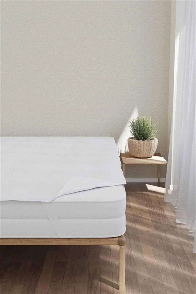 Favora Double Four Corner Liquid Proof Mattress Protector - White