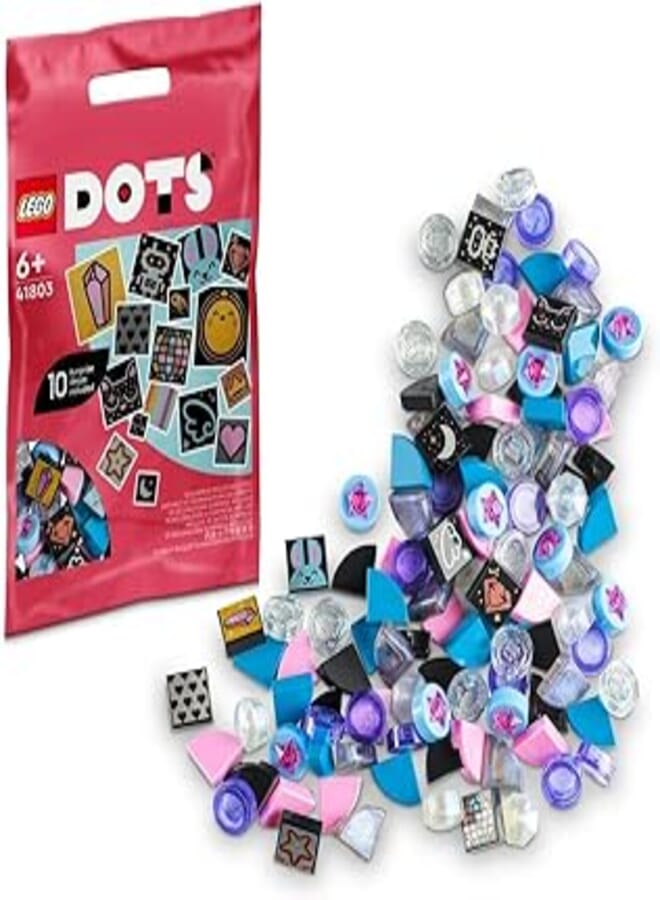 مجموعة ديكور DIY من LEGO® DOTS Extra DOTS Series 8 – Glitter and Shine 41803 (115 قطعة)