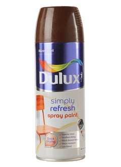 Dulux Simply Refresh Spray Paint 400 ML Gloss Dark Brown  - Image 1