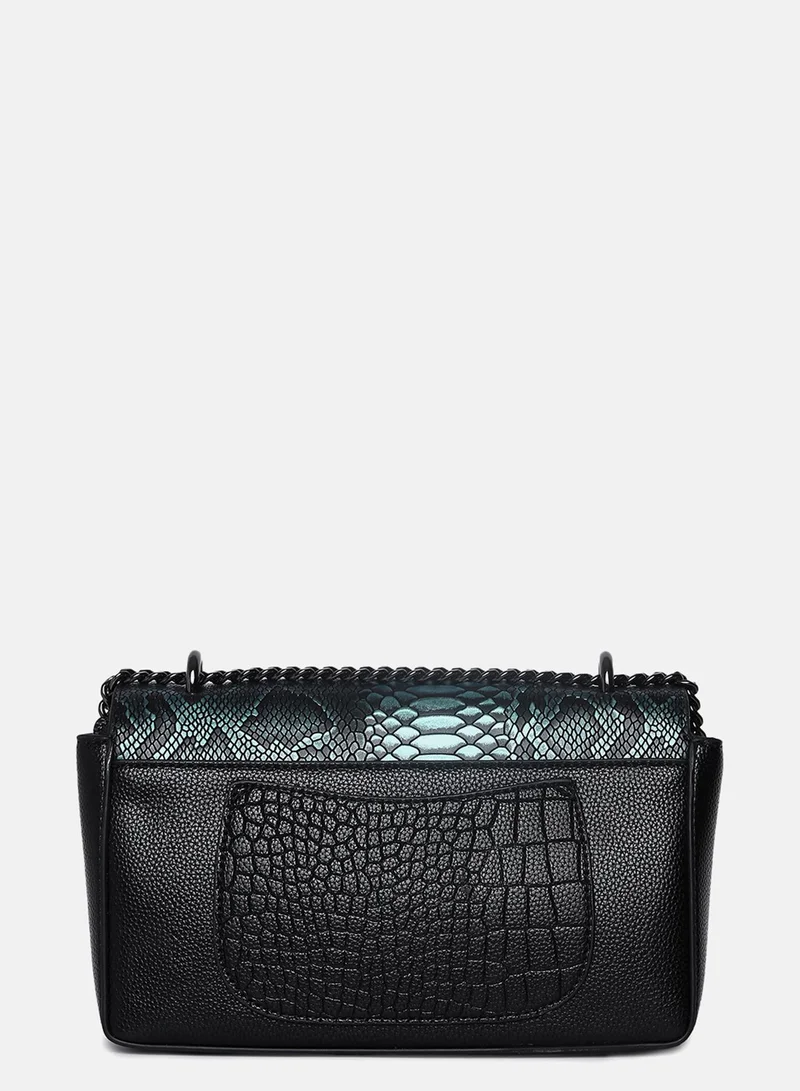 Haute Sauce Emily Black Cross Body Bag