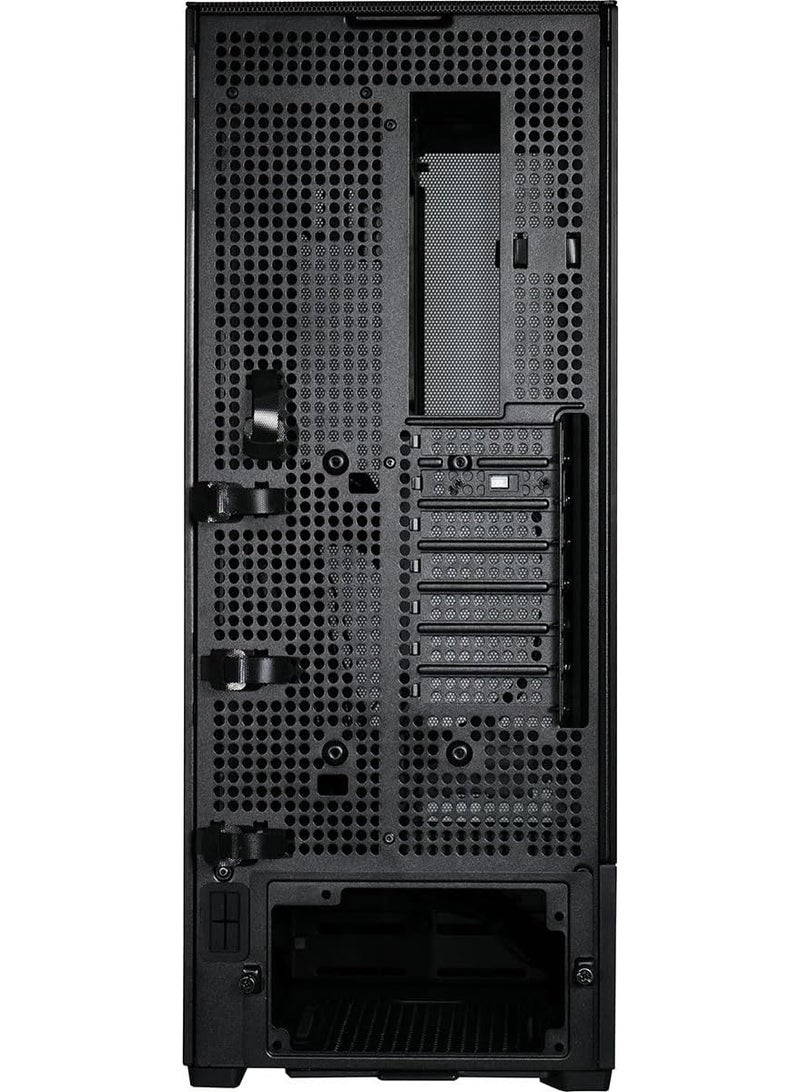 LIAN LI صندوق كمبيوتر صغير ATX زجاج مقسى RGB، أسود - Image 3