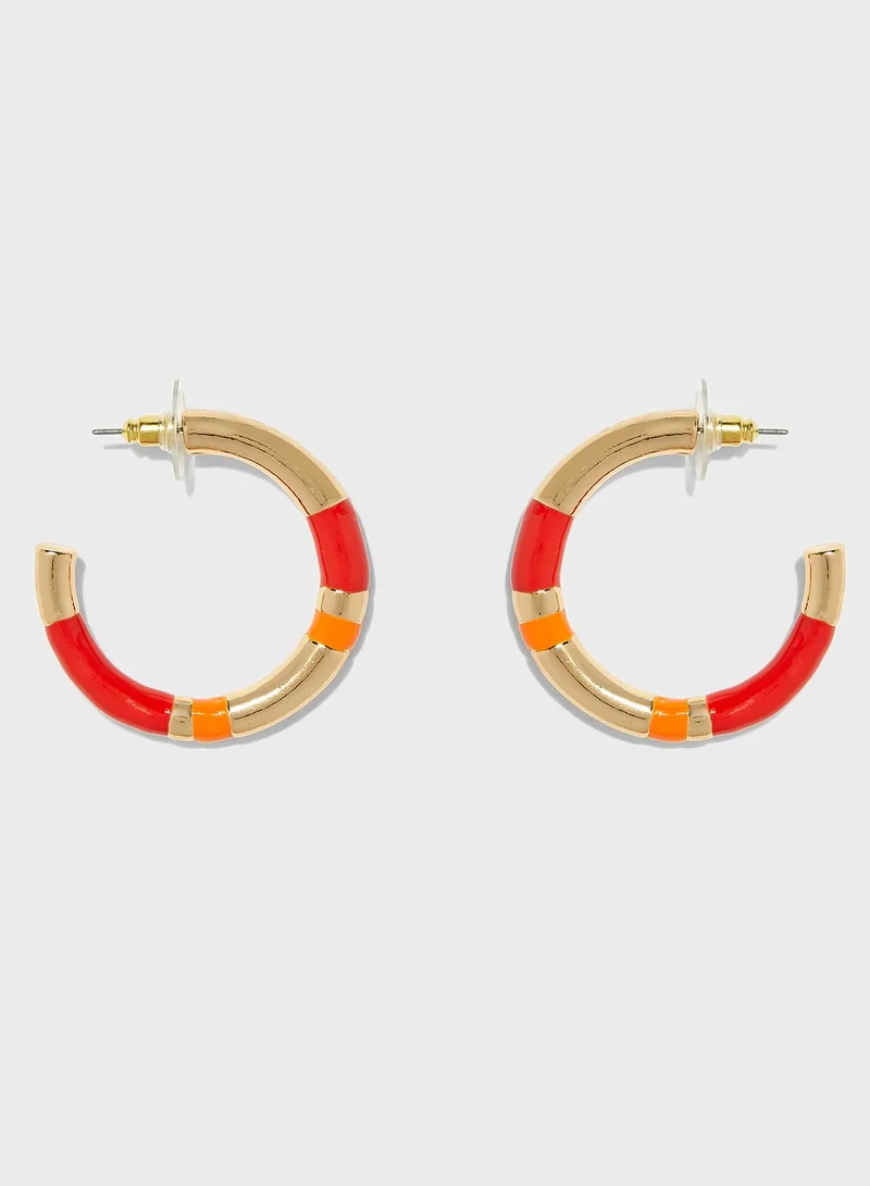 PARFOIS Tropicalia Hoop Earrings