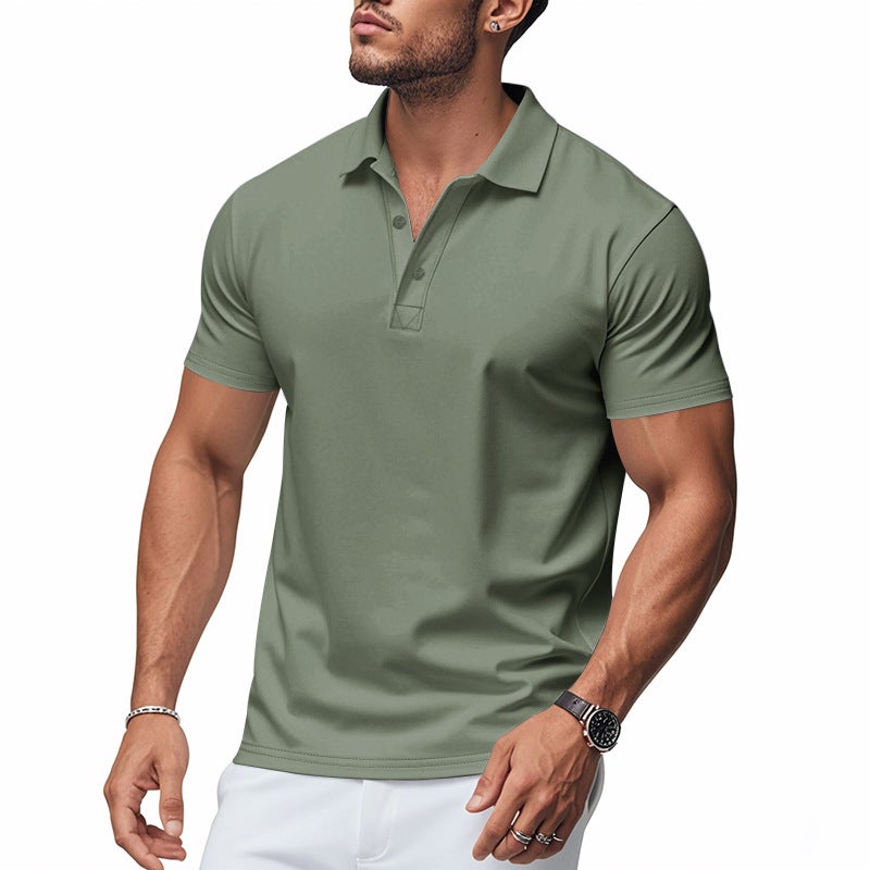 temuTK Southeast Asia Men''s and Women''s Summer Polo Shirt Golf Casual Breathable Short-sleeved T-shirt for Men - Image 1