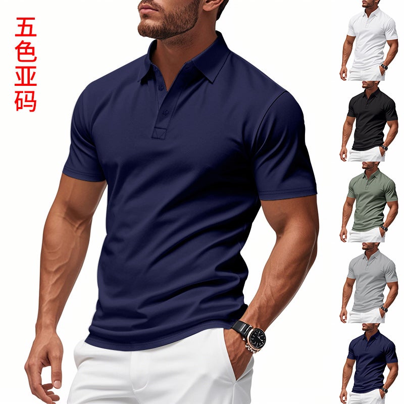 temuTK Southeast Asia Men''s and Women''s Summer Polo Shirt Golf Casual Breathable Short-sleeved T-shirt for Men - Image 2
