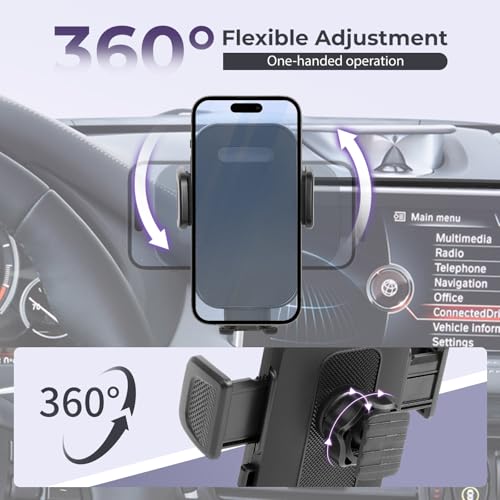 HPEVA 10.3Inch Car Phone Holder Mount Compatible with BMW X5/F15 2014-2018 & X6/F16 2015-2019 Accessories Custom Fit Screen & Mobile Phone Stand 360°Adjustable Cell Phone Car Decoration Mods Car - Image 5