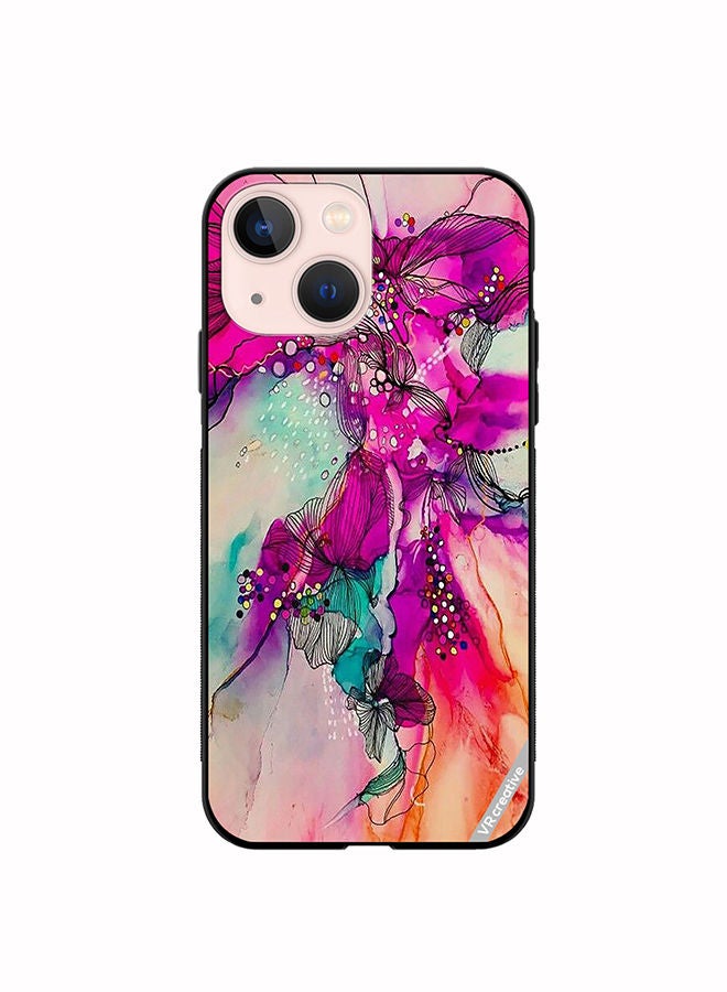 VR CREATIVE Protective Case Cover For Apple iPhone 13 Aesthetics Painting Design Design Multicolour - Image 1