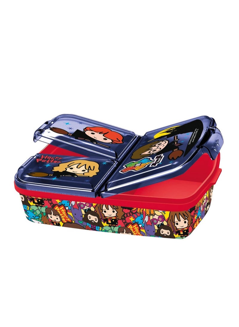 STOR STOR Multi Compartment Snack Box Harry Potter 16.3cm X 12.6cm X 6cm 